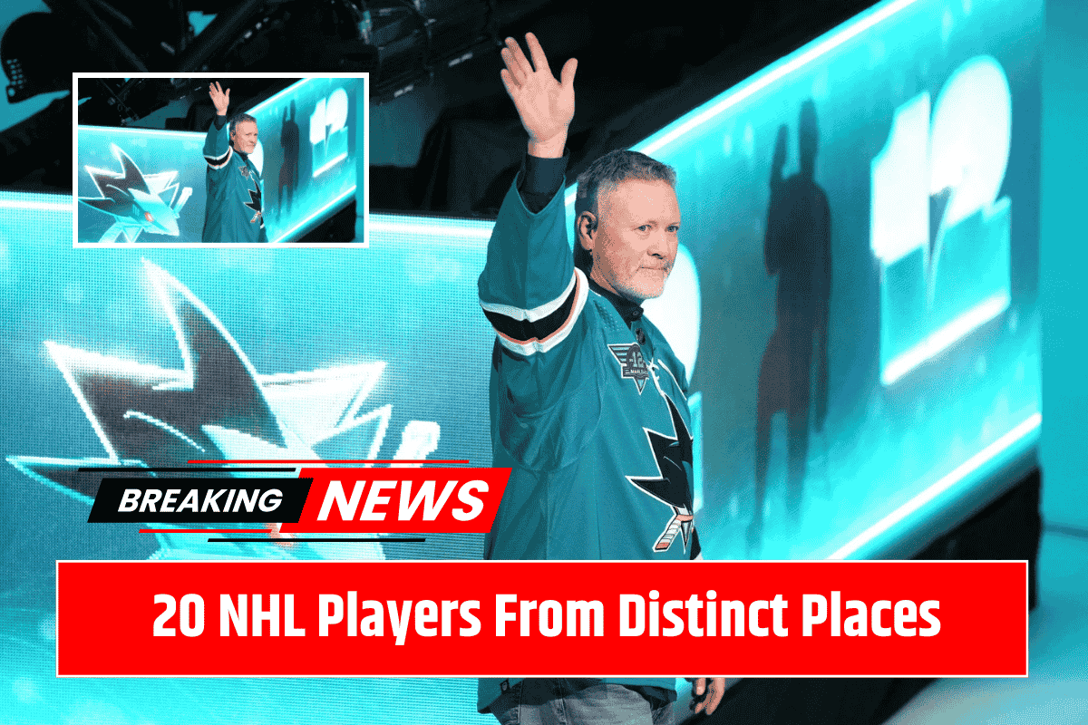 20 NHL Players From Distinct Places